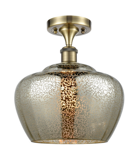 Ballston LED Semi-Flush Mount in Antique Brass (405|516-1C-AB-G96-L-LED)