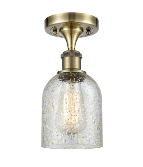 Ballston One Light Semi-Flush Mount in Antique Brass (405|516-1C-AB-G259)