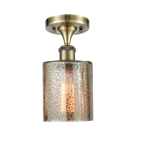 Ballston One Light Semi-Flush Mount in Antique Brass (405|516-1C-AB-G116)