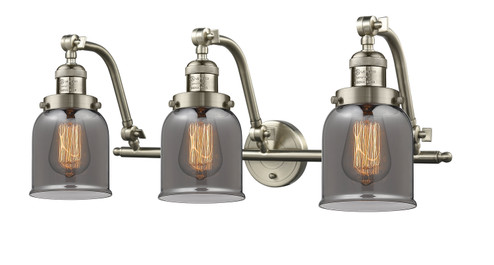 Franklin Restoration Three Light Bath Vanity in Brushed Satin Nickel (405|515-3W-SN-G53)