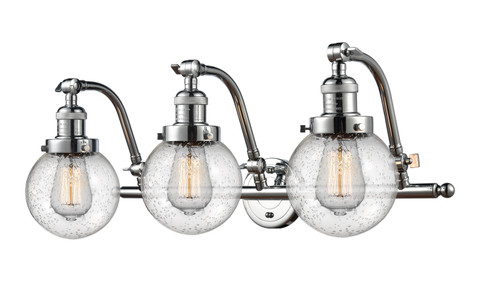 Franklin Restoration Three Light Bath Vanity in Polished Chrome (405|515-3W-PC-G204-6)