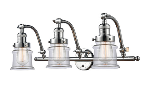 Franklin Restoration Three Light Bath Vanity in Polished Chrome (405|515-3W-PC-G182S)