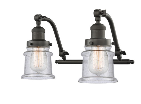 Franklin Restoration Two Light Bath Vanity in Oil Rubbed Bronze (405|515-2W-OB-G184S)
