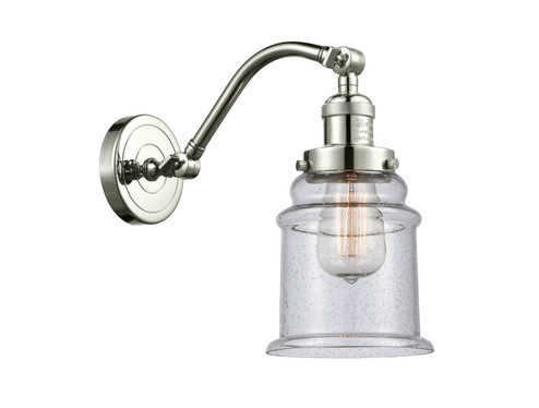 Franklin Restoration LED Wall Sconce in Polished Nickel (405|515-1W-PN-G184-LED)