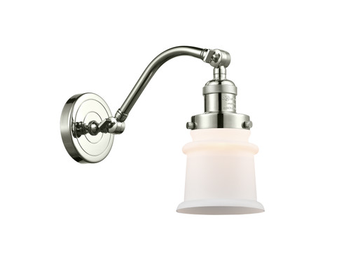 Franklin Restoration One Light Wall Sconce in Polished Nickel (405|515-1W-PN-G181S)