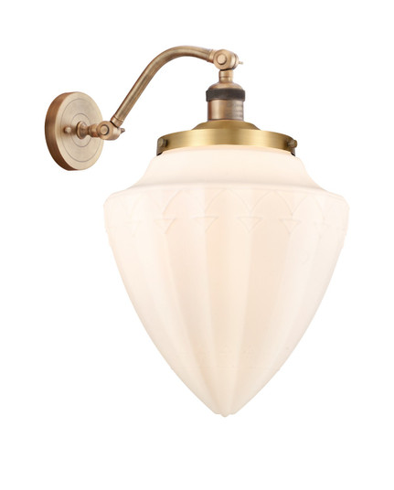 Franklin Restoration One Light Wall Sconce in Brushed Brass (405|515-1W-BB-G661-12)
