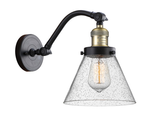 Franklin Restoration LED Wall Sconce in Black Antique Brass (405|515-1W-BAB-G44-LED)
