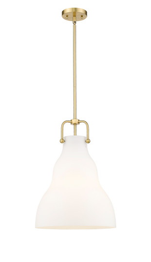 Haverhill One Light Pendant in Satin Gold (405|494-1S-SG-G591-14)