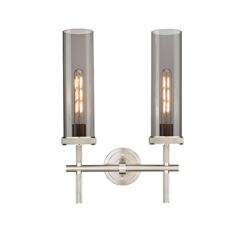 Downtown Urban LED Bath Vanity in Satin Nickel (405|471-2W-SN-G471-12SM)