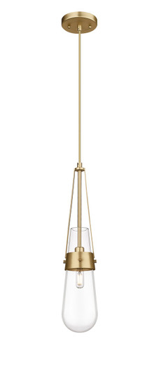 Downtown Urban One Light Pendant in Brushed Brass (405|452-1P-BB-G452-4CL)