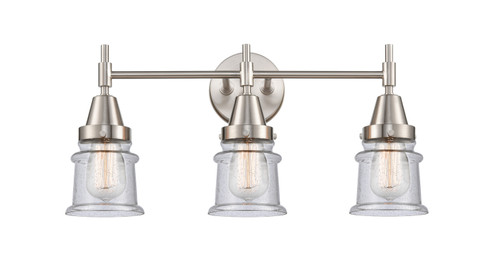 Caden LED Bath Vanity in Satin Nickel (405|447-3W-SN-G184S-LED)