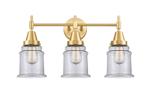 Caden Three Light Bath Vanity in Satin Gold (405|447-3W-SG-G182)