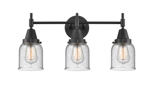 Caden Three Light Bath Vanity in Matte Black (405|447-3W-BK-G54)