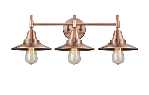Caden Three Light Bath Vanity in Antique Copper (405|447-3W-AC-M3-AC)