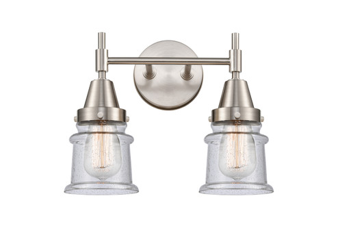 Caden LED Bath Vanity in Satin Nickel (405|447-2W-SN-G184S-LED)