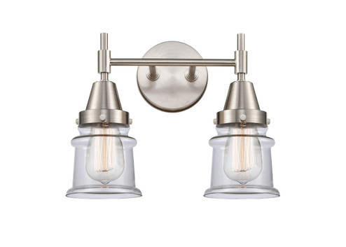 Caden Two Light Bath Vanity in Satin Nickel (405|447-2W-SN-G182S)