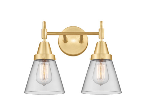 Caden LED Bath Vanity in Satin Gold (405|447-2W-SG-G62-LED)