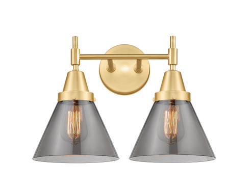 Caden LED Bath Vanity in Satin Gold (405|447-2W-SG-G43-LED)