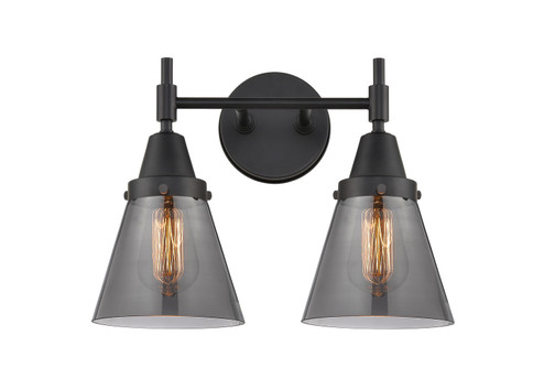 Caden LED Bath Vanity in Matte Black (405|447-2W-BK-G63-LED)