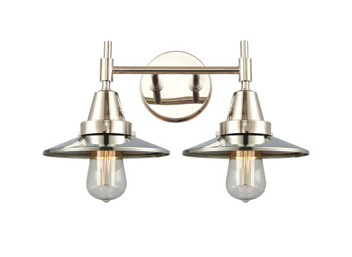 Caden LED Bath Vanity in Brushed Brass (405|447-2W-BB-M6-BK-LED)