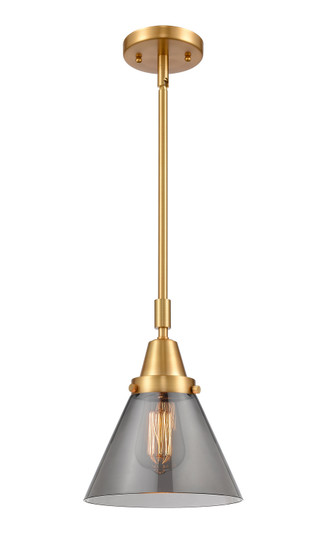 Caden One Light Mini Pendant in Satin Gold (405|447-1S-SG-G43)