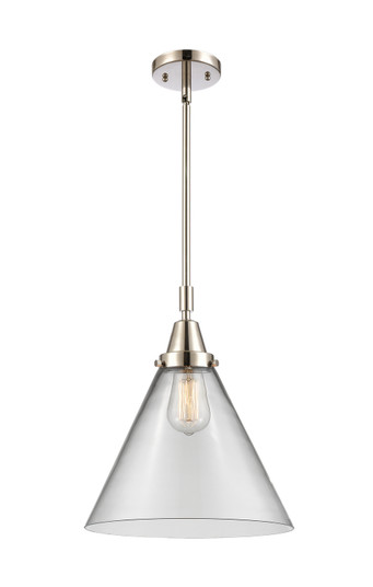 Caden LED Mini Pendant in Polished Nickel (405|447-1S-PN-G42-L-LED)