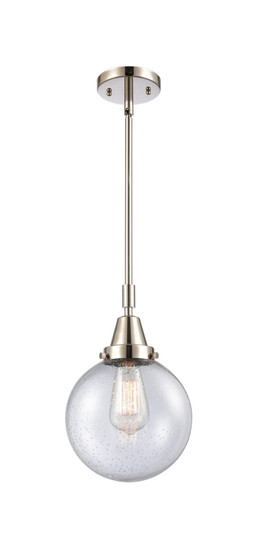 Caden One Light Mini Pendant in Polished Nickel (405|447-1S-PN-G204-8)