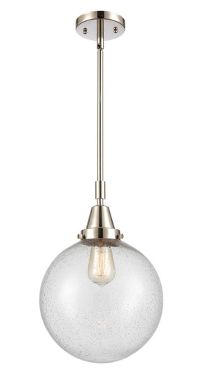 Caden LED Mini Pendant in Polished Nickel (405|447-1S-PN-G204-10-LED)