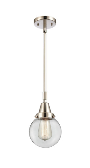 Caden One Light Mini Pendant in Polished Nickel (405|447-1S-PN-G202-6)