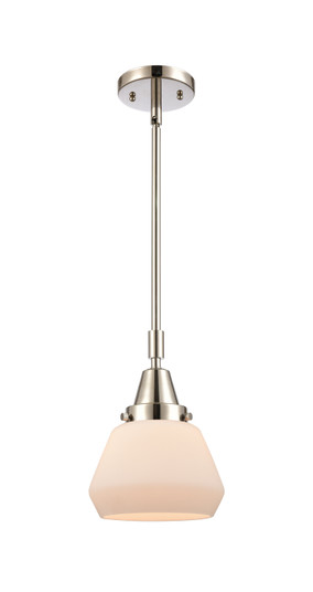 Caden One Light Mini Pendant in Polished Nickel (405|447-1S-PN-G171)