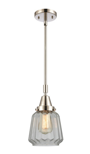 Caden One Light Mini Pendant in Polished Nickel (405|447-1S-PN-G142)