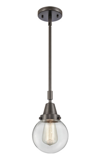 Caden LED Mini Pendant in Oil Rubbed Bronze (405|447-1S-OB-G202-6-LED)