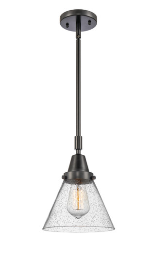 Caden One Light Mini Pendant in Matte Black (405|447-1S-BK-G44)