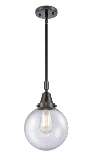 Caden LED Mini Pendant in Matte Black (405|447-1S-BK-G204-8-LED)
