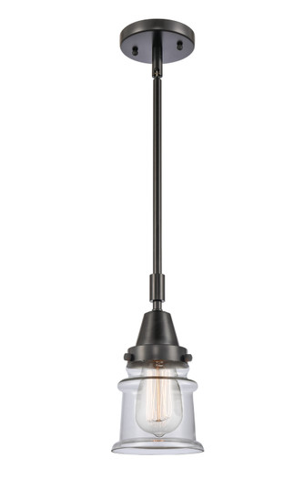 Caden LED Mini Pendant in Matte Black (405|447-1S-BK-G182S-LED)