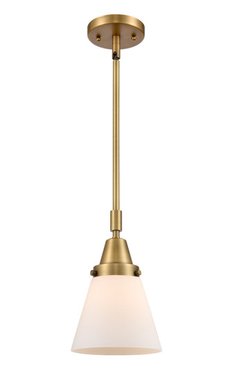 Caden One Light Mini Pendant in Brushed Brass (405|447-1S-BB-G61)