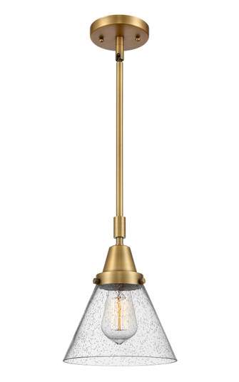 Caden One Light Mini Pendant in Brushed Brass (405|447-1S-BB-G44)