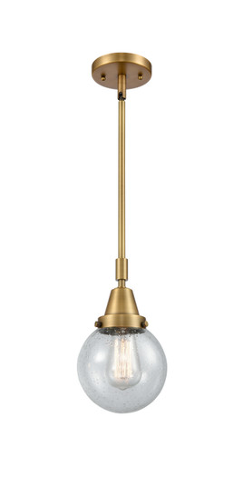 Caden LED Mini Pendant in Brushed Brass (405|447-1S-BB-G204-6-LED)