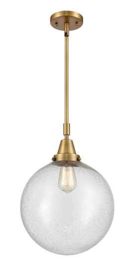 Caden LED Mini Pendant in Brushed Brass (405|447-1S-BB-G204-12-LED)