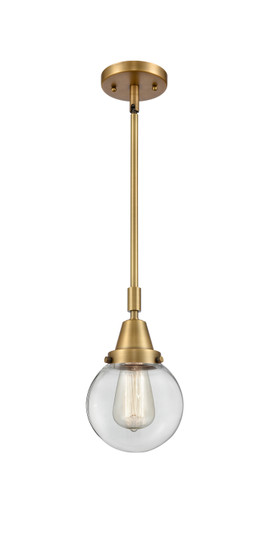 Caden LED Mini Pendant in Brushed Brass (405|447-1S-BB-G202-6-LED)