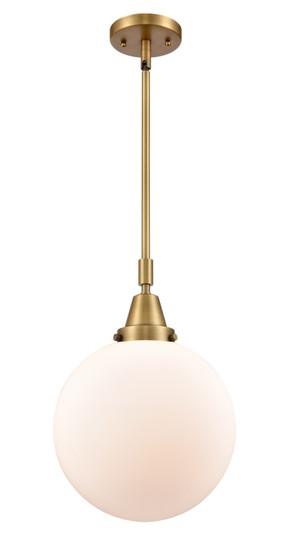 Caden One Light Mini Pendant in Brushed Brass (405|447-1S-BB-G201-10)