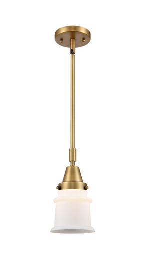 Caden LED Mini Pendant in Brushed Brass (405|447-1S-BB-G181S-LED)