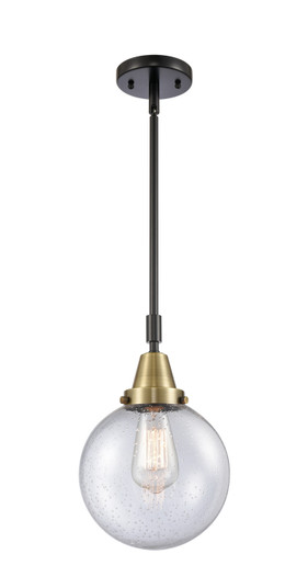 Caden LED Mini Pendant in Black Antique Brass (405|447-1S-BAB-G204-8-LED)