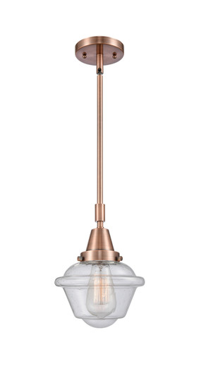 Caden LED Mini Pendant in Antique Copper (405|447-1S-AC-G534-LED)