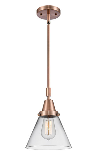 Caden LED Mini Pendant in Antique Copper (405|447-1S-AC-G42-LED)
