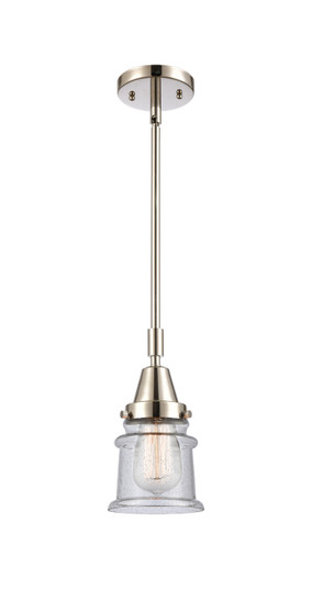 Caden LED Mini Pendant in Antique Brass (405|447-1S-AB-G182S-LED)