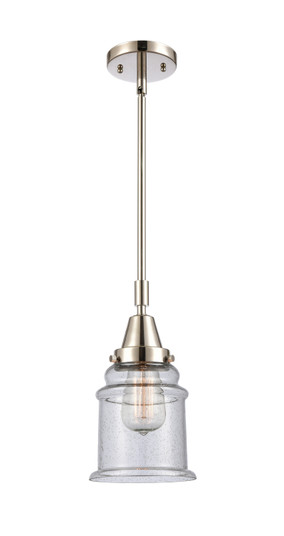 Caden LED Mini Pendant in Antique Brass (405|447-1S-AB-G182-LED)