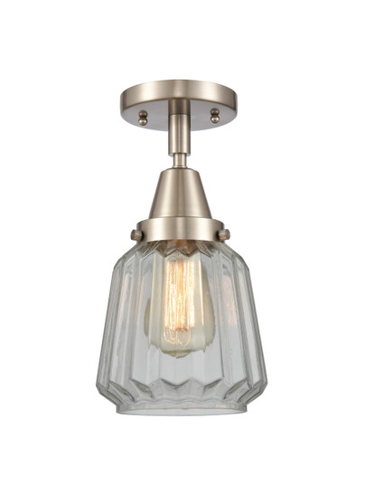 Caden LED Semi-Flush Mount in Brushed Satin Nickel (405|447-1C-SN-G142-LED)