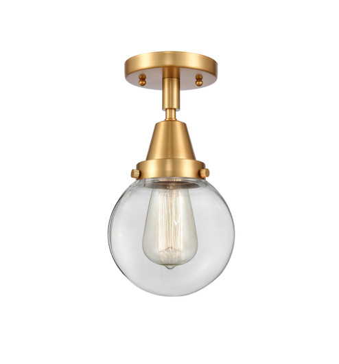 Caden LED Flush Mount in Satin Gold (405|447-1C-SG-G202-6-LED)