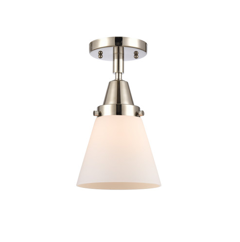Caden LED Semi-Flush Mount in Polished Nickel (405|447-1C-PN-G61-LED)